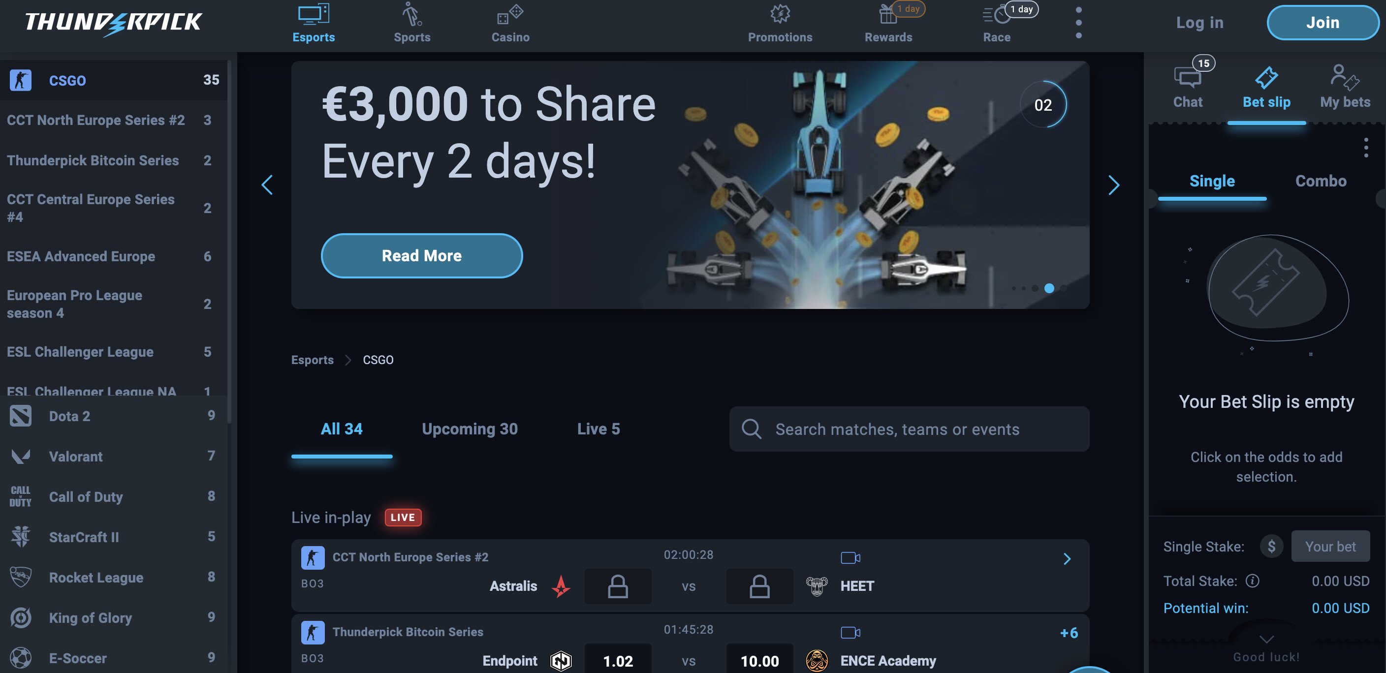 Bitcoin Esports Betting – Best Gambling Sites